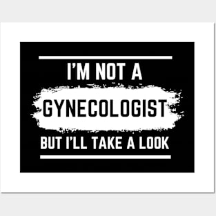 I'm Not A Gynecologist But I'll Take A Look Posters and Art